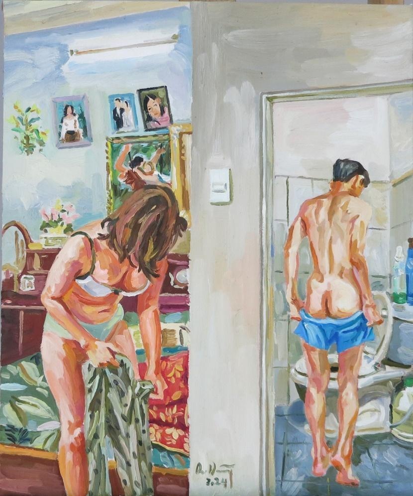 A new day in the room